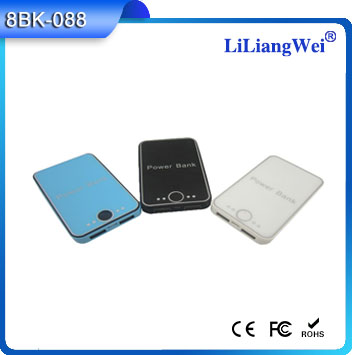 8BK-3000 new product Ultra thin mobilephone portable power bank 3000mah 