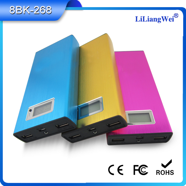 8BK-268shenzhen factory direct portable external power bank with high capacity 