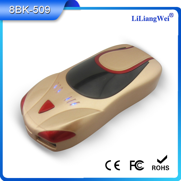 8BK-509 car portable battery,fashion design charger 